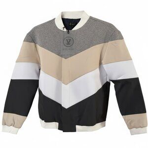 LVL XIII Color Block Snap Jacket -  Streetwear Sz Medium - NEW